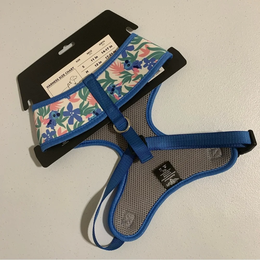 Disney Lilo & Stitch Pet Harness-Size L New